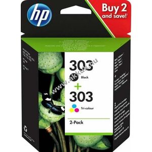 Eredeti HP nyomtató tinta kombipack 3YM92AE NR.303/T6N02AE NR.303/T6N01AE fekete/színes kép