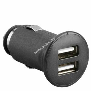 USB 2-es töltőadapter 12 V, áramellátás okostelefonok stb. kép