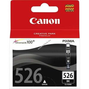 Eredeti Canon tintapatron CLI-526BK 9ml fekete nyomtató kép