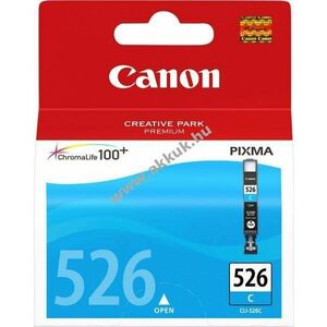 Eredeti Canon CLI-526C tintapatron 9ml cián nyomtató kép