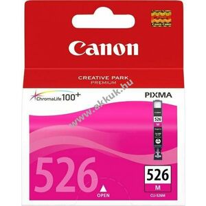 Eredeti Canon CLI-526M tintapatron 9ml magenta nyomtató kép