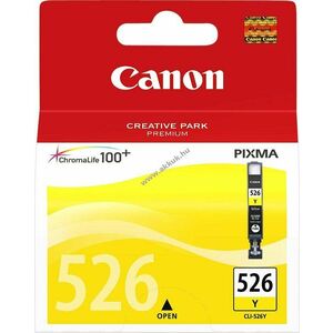 Eredeti Canon nyomtató tintapatron CLI-526Y sárga 9ml kép