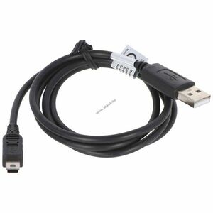 USB 2.0 adat- és töltőkábel USB A mini USB 100cm fekete kép