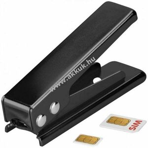 SIM-kártya lyukasztó Micro-SIM fekete kép