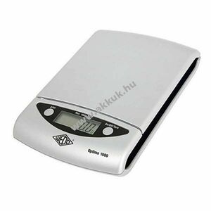WEDO Precíziós mérleg Optimo 1000 1kg 0, 5g ezüst 4x1, 5V LR03 (AAA) kép