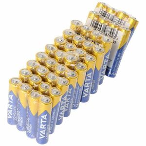 Varta Longlife Power AAA (mikro) LR03 hagyományos elem 1, 5V 40db/csomag alkáli kép