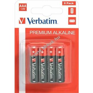 Verbatim AAA LR03 1.5V 8db/csomag hagyományos elem alkáli kép