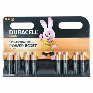 Duracell Plus Power Boost MN1500 AA Mignon ceruza hagyományos elem 8db/csomag kép