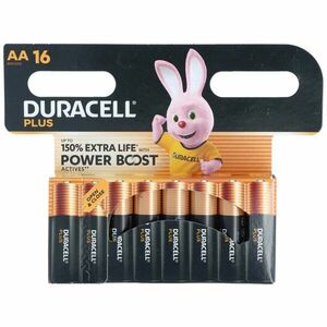 Duracell Plus Power Boost MN1500 AA Mignon ceruza hagyományos elem 16db/csomag kép