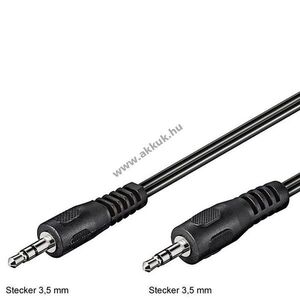 Audio-video lapos kábel 1, 5m 3, 5mm sztereó jack-jack kép