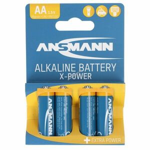 Ansmann X-Power AA Mignon ceruza LR6 4db/csomag hagyományos elem alkáli kép