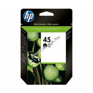 Eredeti HP tintapatron NR.45/51645AE 42ml fekete nyomtató kép