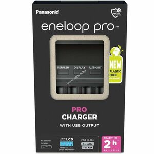 Panasonic eneloop pro BQ-CC65 töltő AA Mignon ceruza és AAA Micro NiMH kép