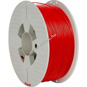Verbatim 3D nyomtató filament PLA 1.75mm 1kg piros (RAL3020) kép