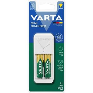 Varta univerzális töltő és AA Mignon ceruza akku 1, 2V 2100mAh 2db/csomag NiMH kép