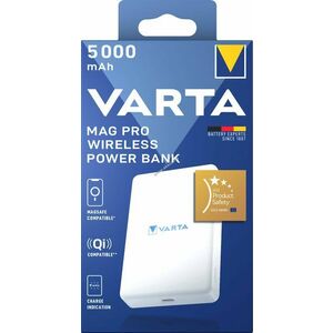 Varta Akku Powerbank Mag Pro 3.7V 5000mAh fehér 1db/csomag Li-Polymer kép