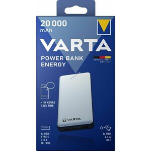 Varta Energy powerbank akku 5V 20000mAh fehér Li-Polymer kép
