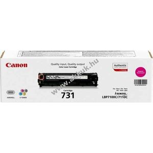 Eredeti Canon 731 Magenta lézertoner 1500 oldal nyomtató kép