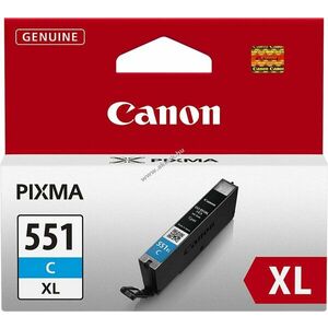 Eredeti Canon CLI-551C XL 11ml cián tintapatron nyomtató kép
