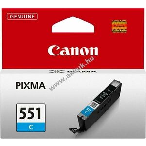 Eredeti Canon tintapatron CLI-551C 7ml cián nyomtató kép