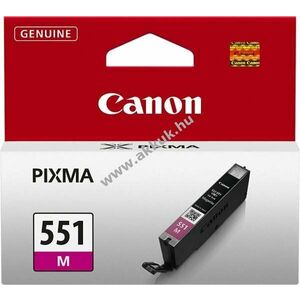 Eredeti Canon CLI-551M magenta 7ml tintapatron nyomtató kép