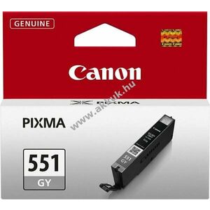 Eredeti Canon tintapatron CLI-551GY 7ml szürke nyomtató kép