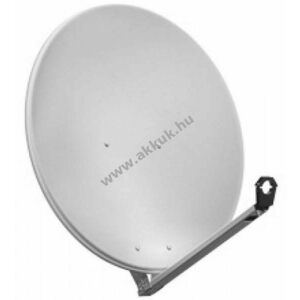 80cm alumínium parabolaantenna világosszürke kép