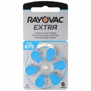 Rayovac 675 1.4V Extra Advanced 6db/csomag hallókészülék elem kép