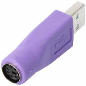 USB A dugó PS/2 (mini-DIN6) aljzat adapter 1db/csomag kép