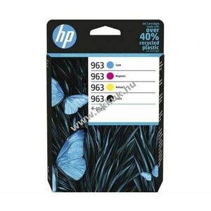 Eredeti HP 6ZC70AE NR.963 nyomtató tintapatron multipack fekete cián magenta sárga kép