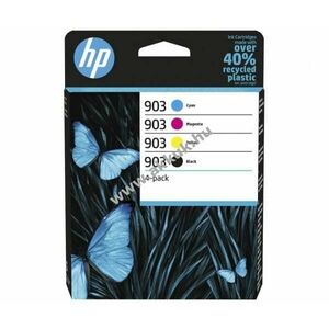 Eredeti HP tintapatron multipack 6ZC73AE NR.903 nyomtató fekete, cián, magenta, sárga kép