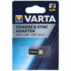 Varta Micro-USB - USB Type-C töltés és szinkronizálás adapter 57945101401 kép