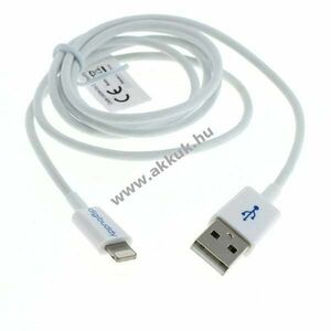 Apple Lightning USB 2.0 szinkronizáló és töltőkábel 1m Made for iOS mobiltelefon kép
