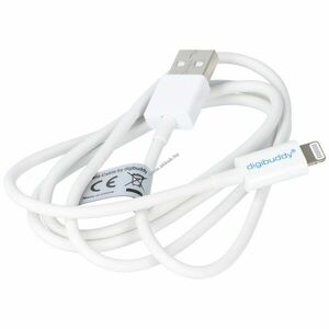 USB szinkron- és töltőkábel Apple iPhone XS XS Max XR Lightning 1m MFi fehér mobiltelefon kép