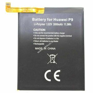 Helyettesítő akku mobiltelefon Huawei P9 Honor 8 HB366481ECW 3, 82V 3000mAh Li-Ion kép
