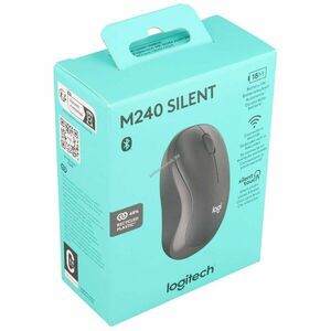 Logitech M240 Silent touch vezeték nélküli Bluetooth egér grafit 3 gomb 4000DPI kép
