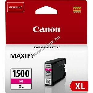 Eredeti Canon nyomtató tintapatron PGI-1500M XL 12ml magenta kép