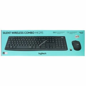 Logitech MK295 vezeték nélküli billentyűzet és egér szett grafit Silent DE optikai 1000dpi kép