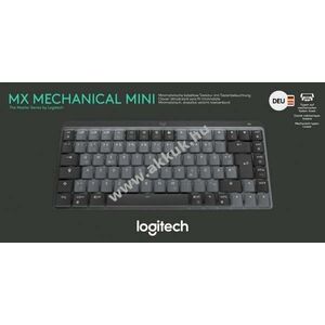 Logitech MX Mechanical Mini vezeték nélküli billentyűzet akku 1500mAh DE grafit kép