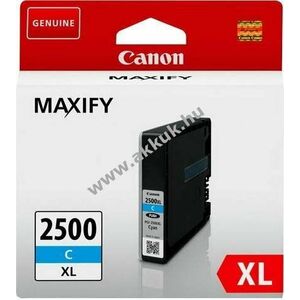 Eredeti Canon nyomtató tintapatron PGI-2500C XL 19, 3ml cián kép
