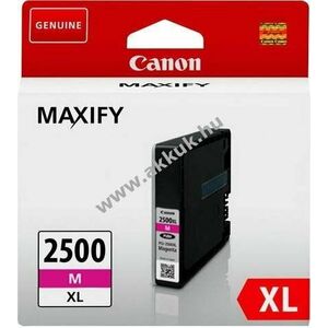 Eredeti Canon PGI-2500M XL 19, 3ml magenta tintapatron nyomtató kép