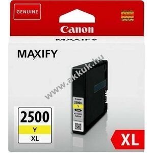 Eredeti Canon PGI-2500Y XL tintapatron 19, 3ml sárga nyomtató kép