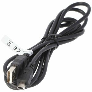 USB 2.0 Hi-Speed kábel USB A - Mini B 5 pólus 1, 5m fekete kép