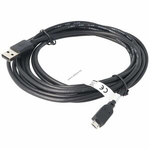 USB 2.0 Hi-Speed kábel A csatlakozó - USB Micro B csatlakozó 3m fekete kép