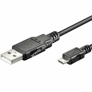 USB 2.0 Hi-Speed kábel 60cm A csatlakozó USB Micro B csatlakozó kép