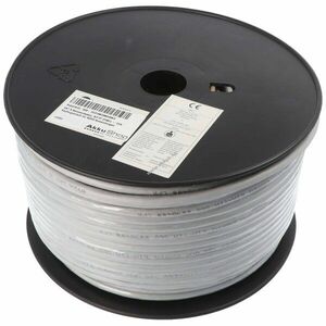 CAT 6 S/FTP (PiMF) hálózati kábel CCA 100m szürke AWG26/7 PVC kép