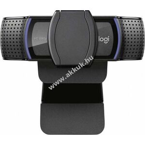 Logitech C920e Pro webkamera Full HD 1080p 30FPS USB fekete kamera takaró üzleti kép