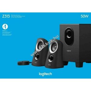 Logitech Z313 2.1 hangszórórendszer 25W fekete kép