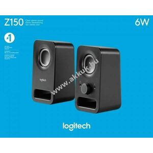 Logitech hangszóró Z150 2.0 sztereó 6W fekete kép