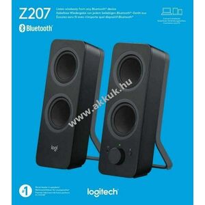 Logitech Z207 Bluetooth sztereó hangszóró 2.0 10W fekete Retail kép